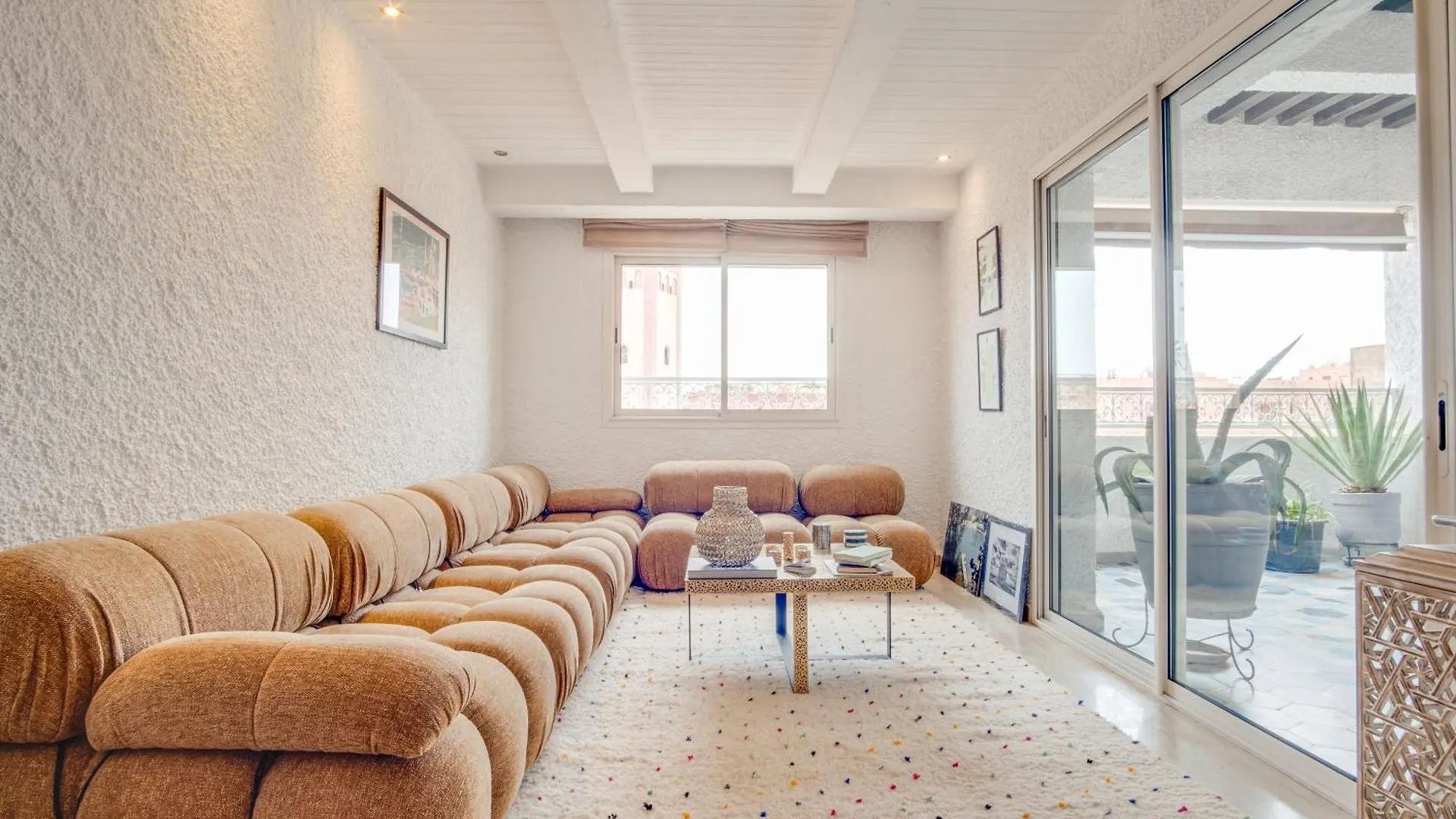 Stylish 2Br With Balcony & Designer Touches In Gueliz Apartamento Marraquexe 0*,