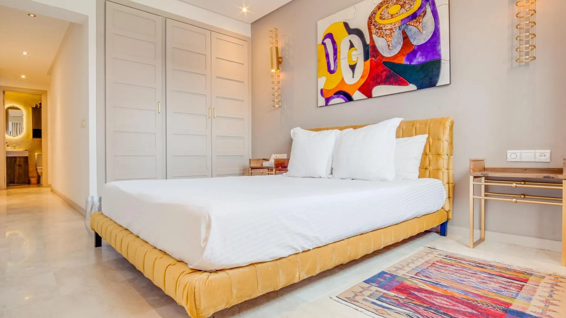 Stylish 2Br With Balcony & Designer Touches In Gueliz Apartamento Marraquexe