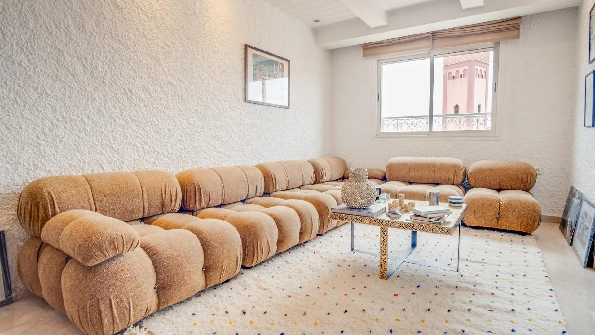 Stylish 2Br With Balcony & Designer Touches In Gueliz Apartman Marrákes Marokkó