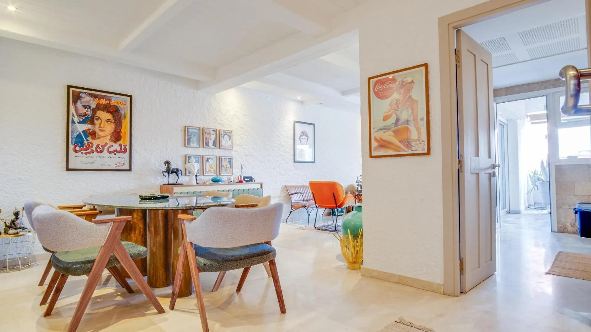 Stylish 2Br With Balcony & Designer Touches In Gueliz Apartman Marrákes 0*,