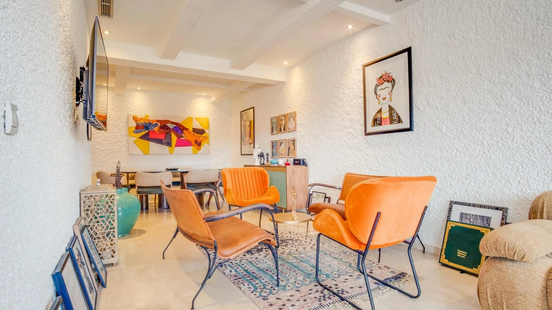 Stylish 2Br With Balcony & Designer Touches In Gueliz Daire Marakeş
